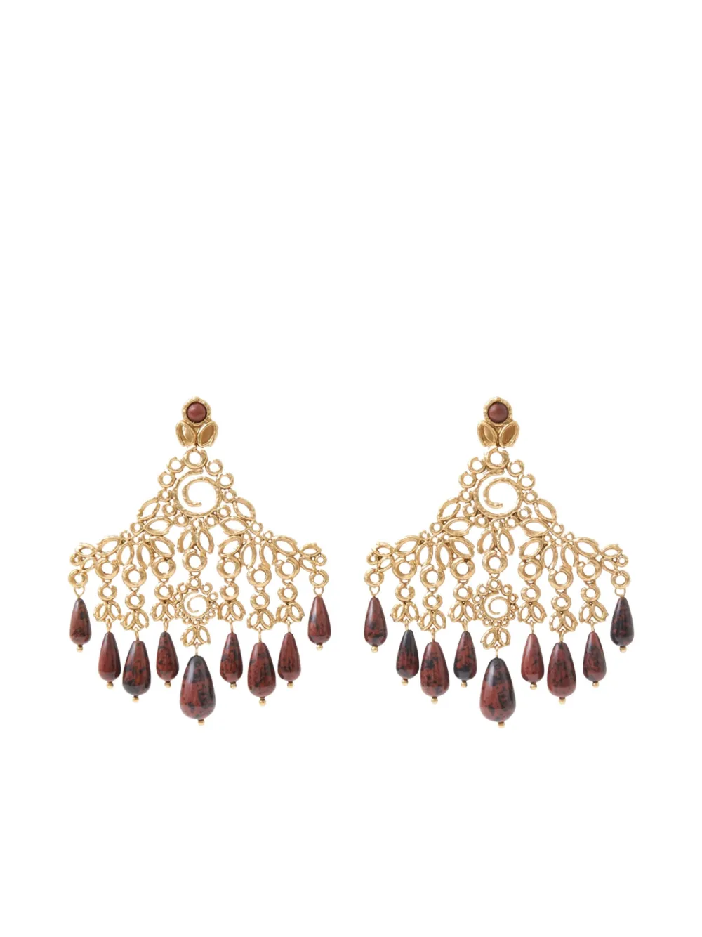 Zimmermann Maisie Chandeliers Earrings In Gold