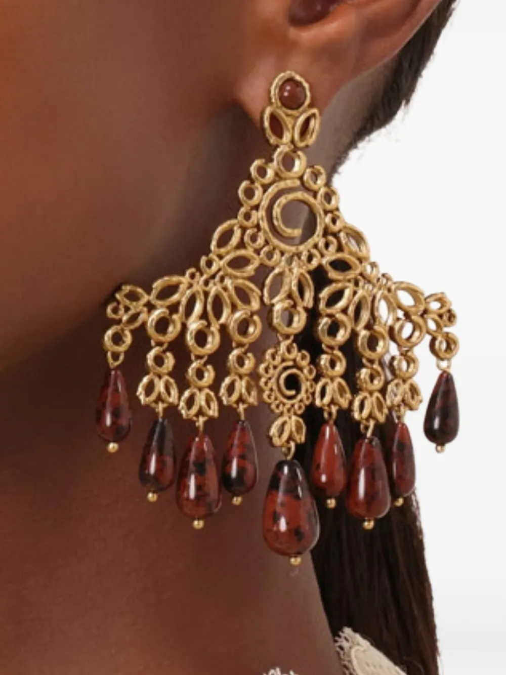 Zimmermann Maisie Chandeliers Earrings In Gold
