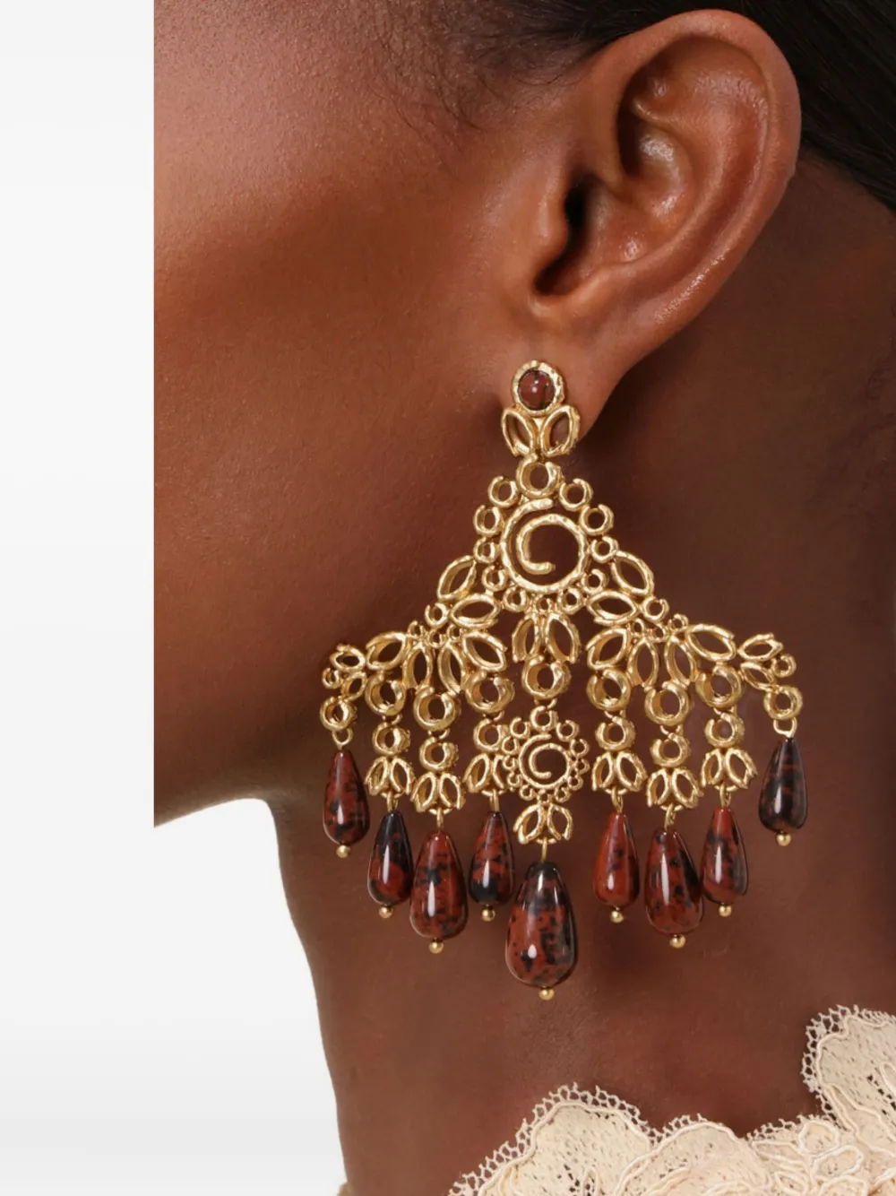 Zimmermann Maisie Chandeliers Earrings In Gold