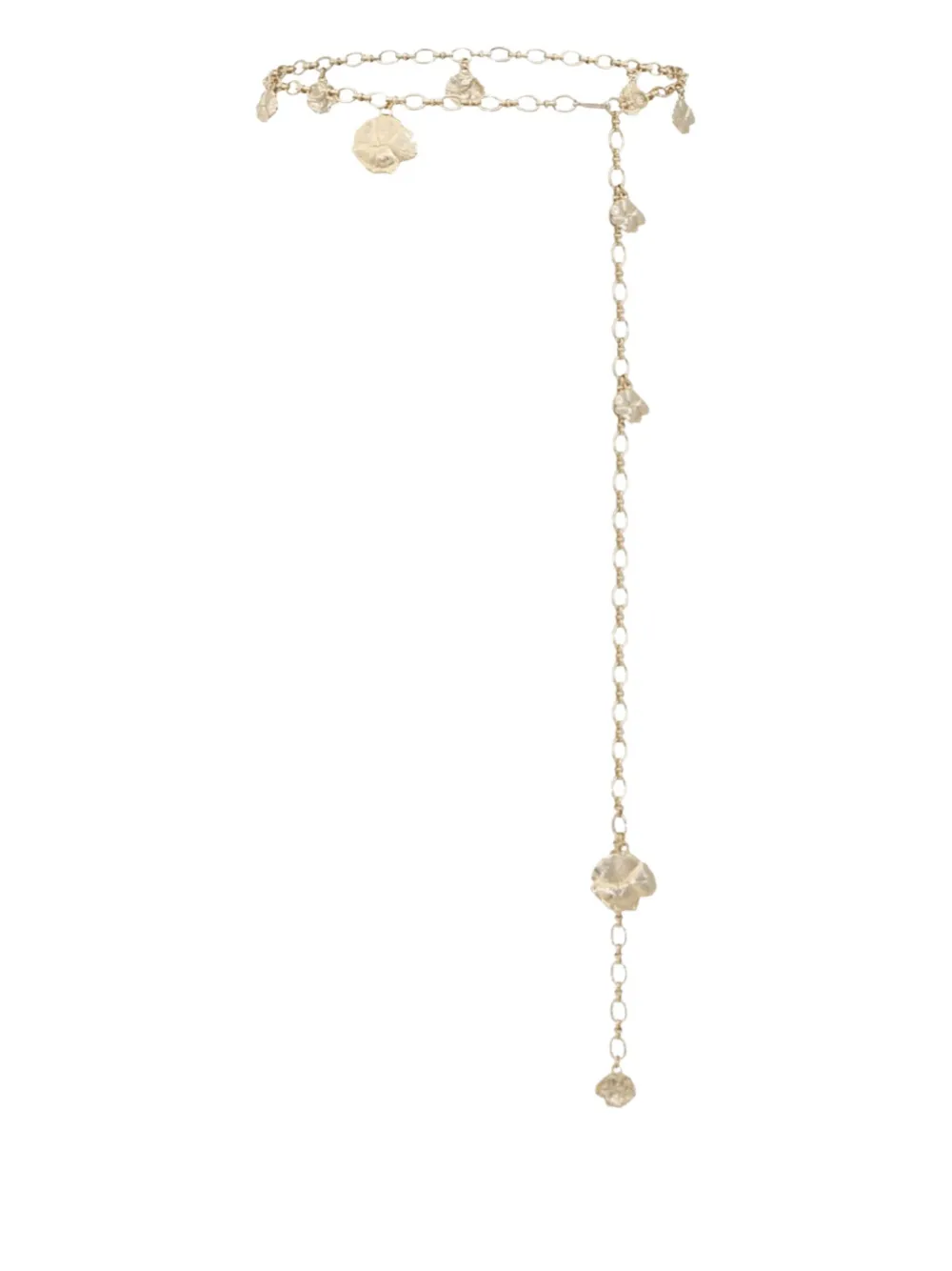 Zimmermann Radiate Flower-charm Chain Belt In Gold