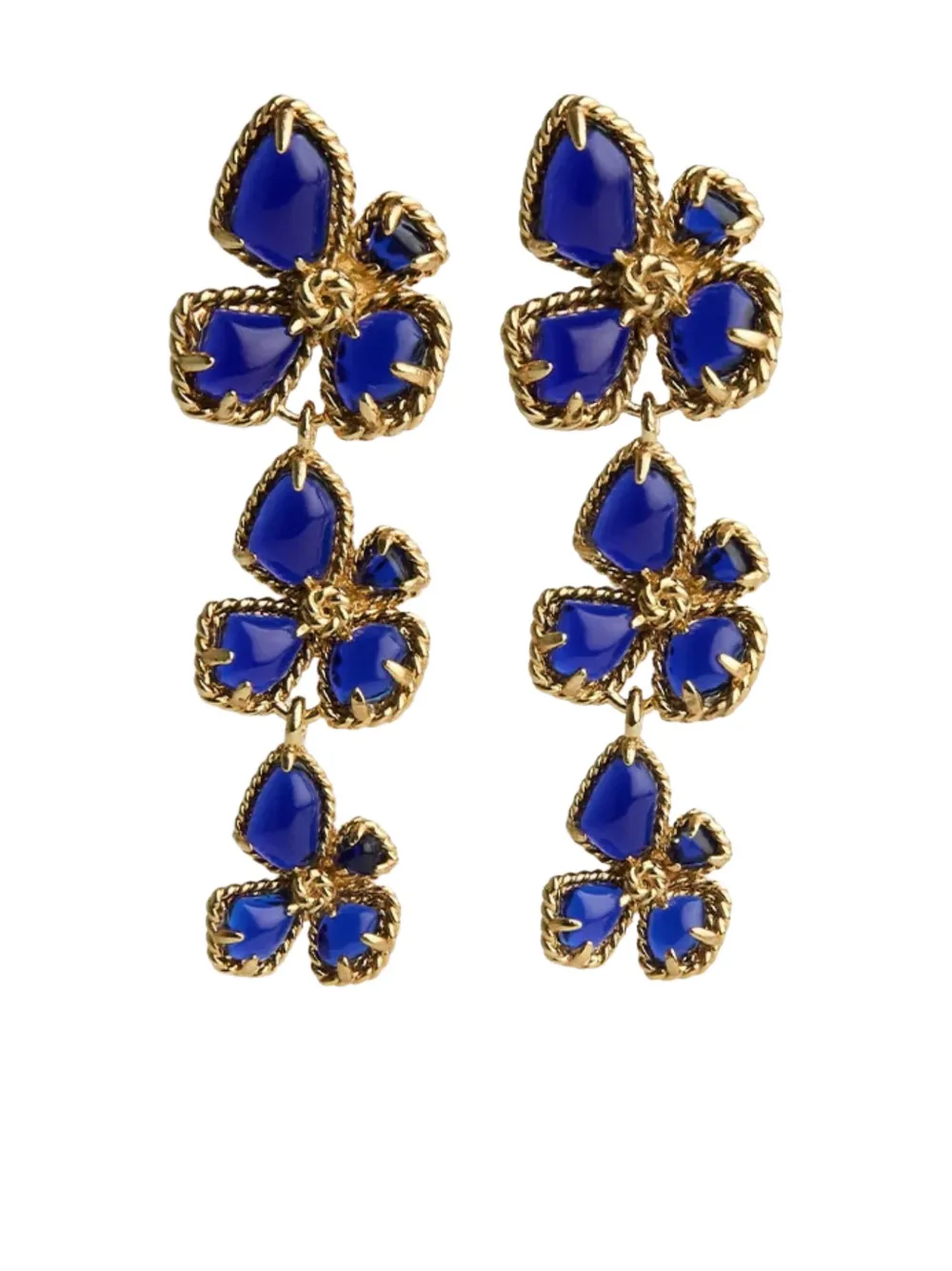 Zimmermann Bloom Earrings In Blue