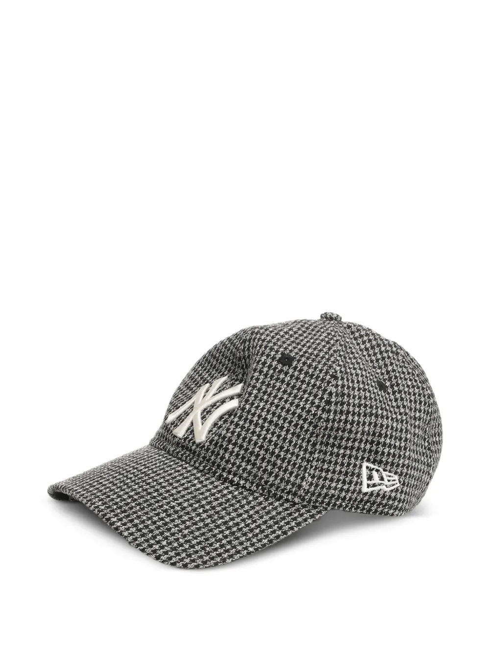 New Era New York Yankees Houndstooth Cap In Gray