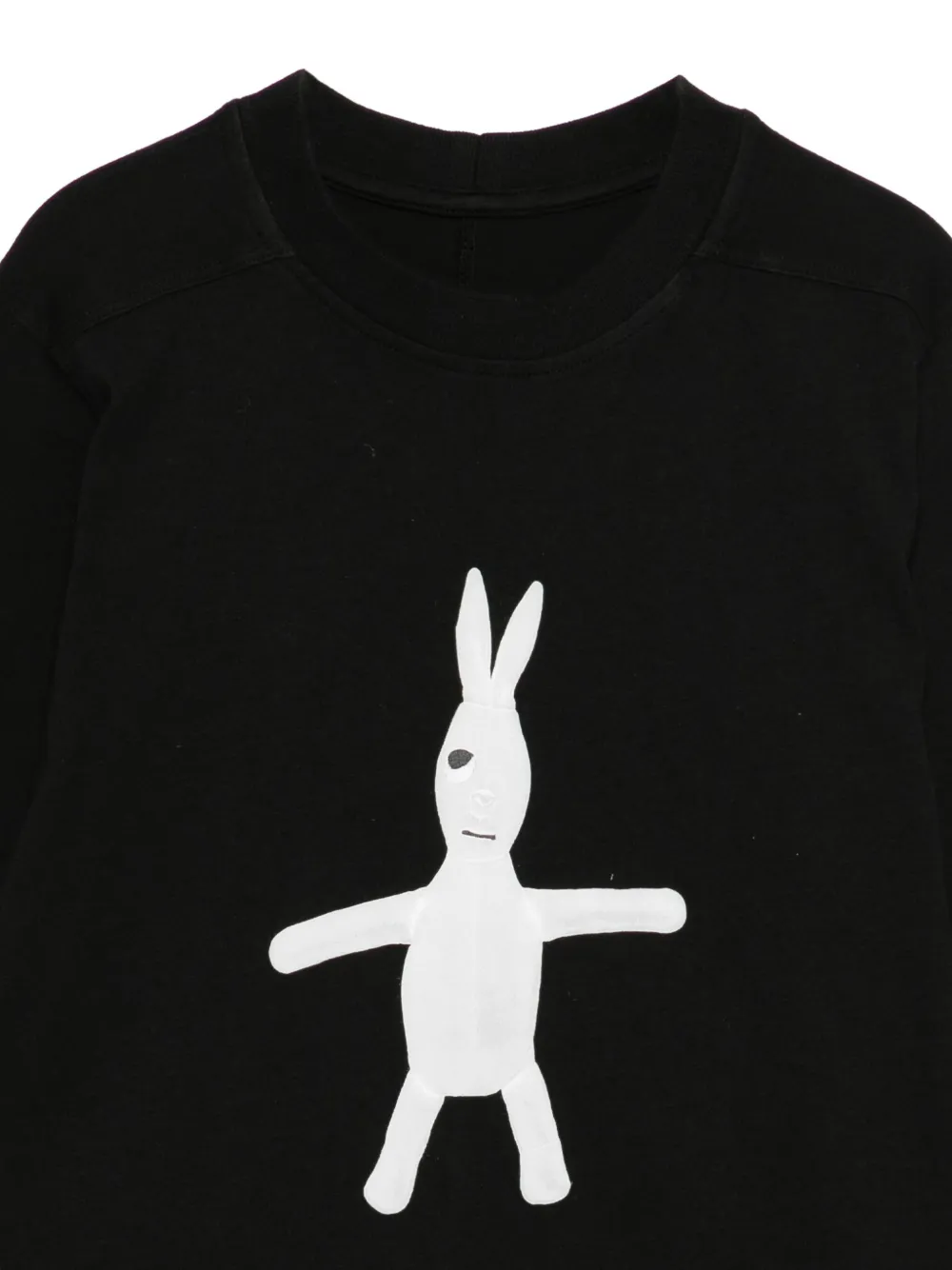 Rick Owens Kids Katoenen T-shirt Zwart