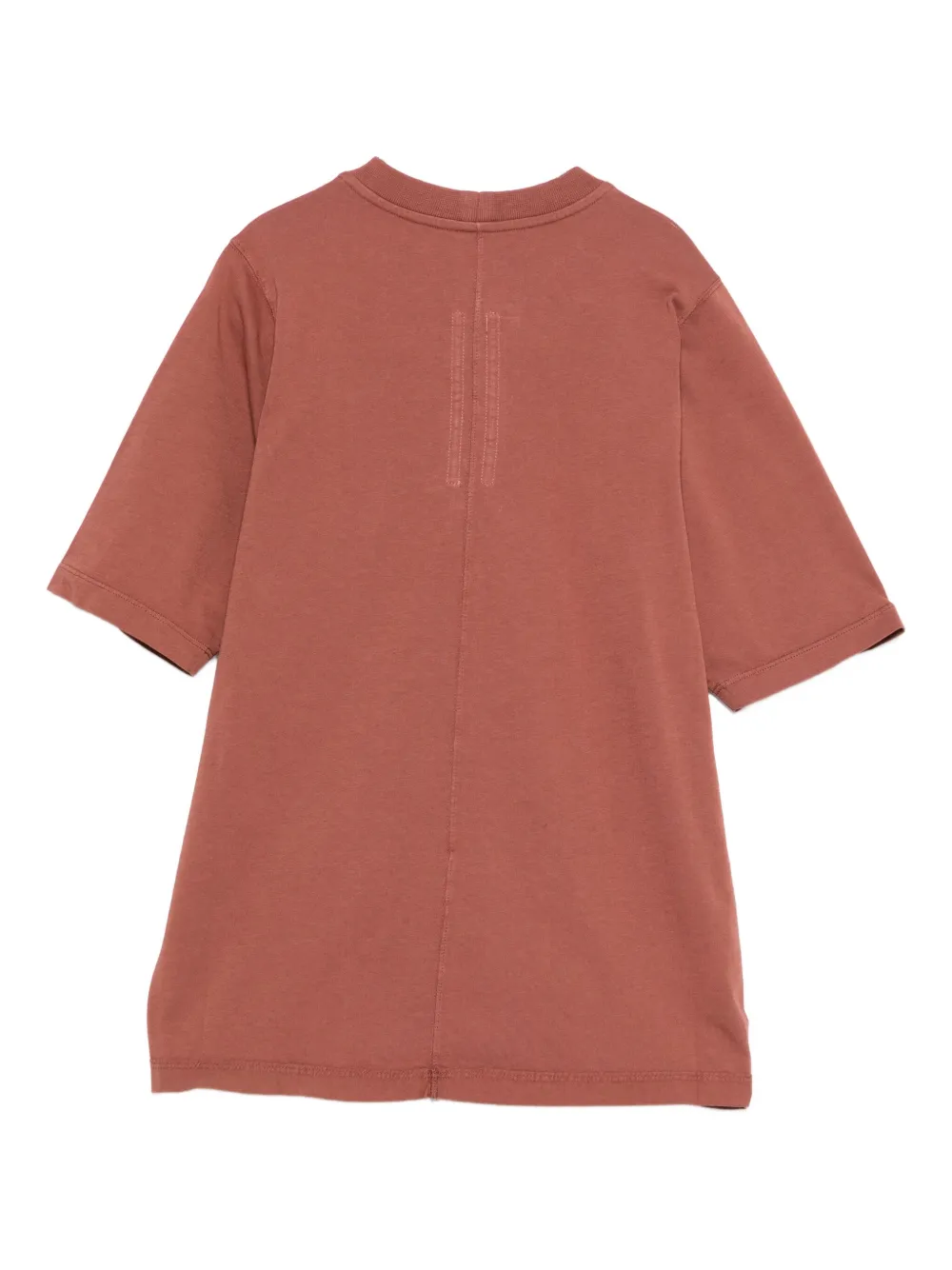 Rick Owens Jumbo Cotton T-shirt In Red