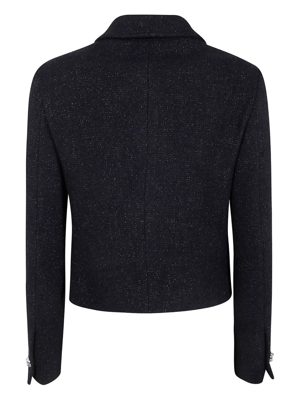Tagliatore Textured Fabric Jacket With Long Sleeves And Pockets In Black