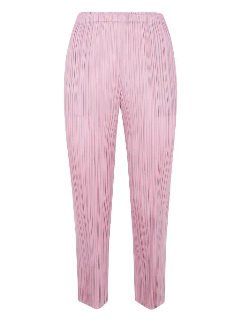 Pleats Please Issey Miyake pantalon à design plissé