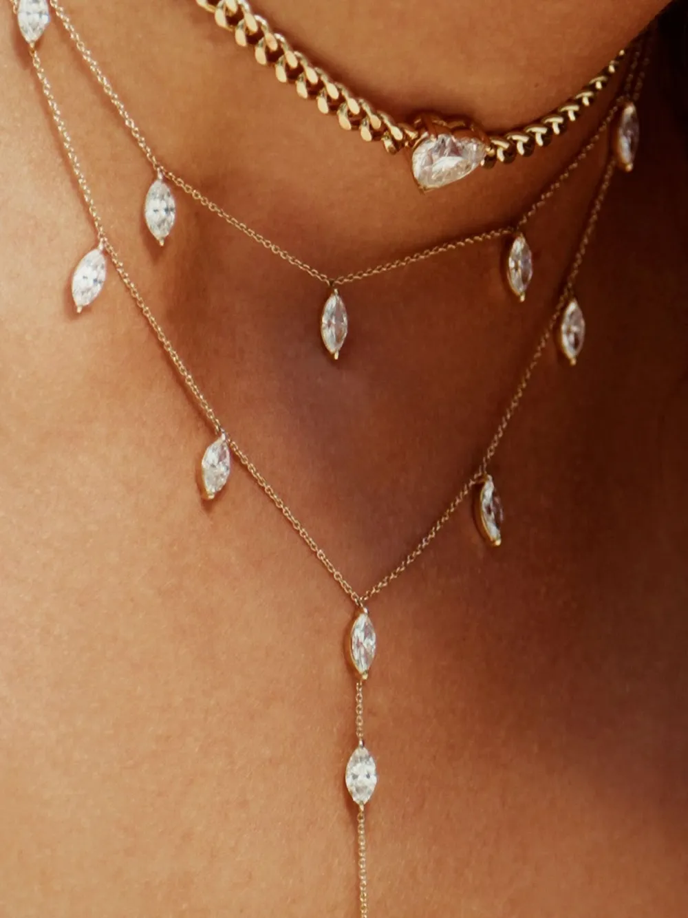 Loev 14k Recycled Yellow Gold Diamond Necklace In Brown