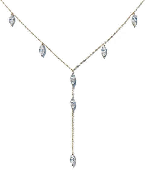 LOEV  14K recycled yellow gold diamond Y-shaped necklace
