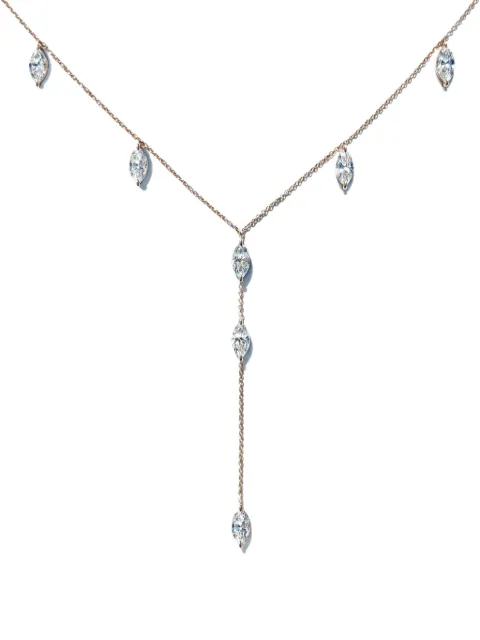 LOEV  14K recycled rose gold diamond Y-shaped necklace