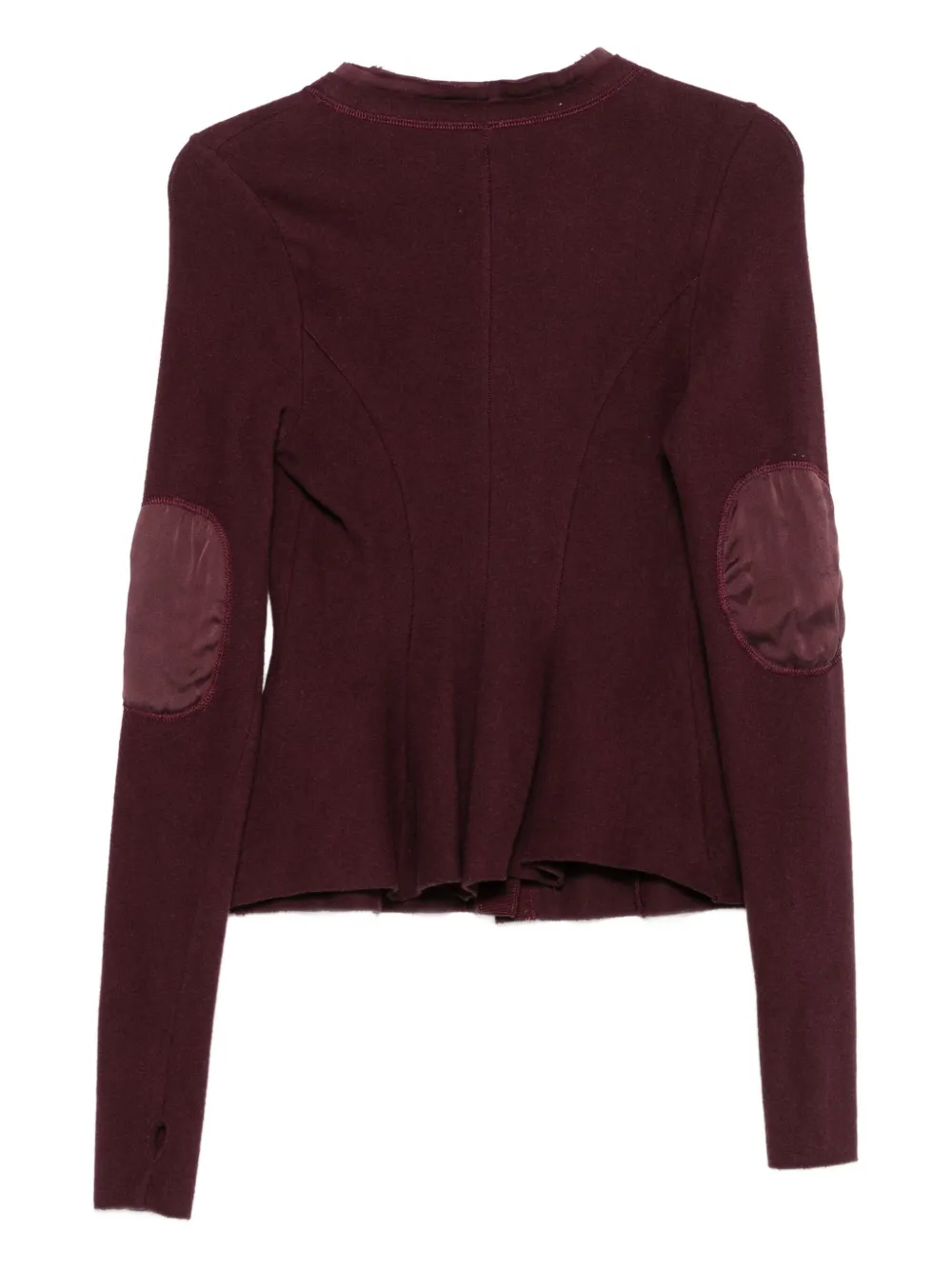 Masnada Ruffled-collar Cardigan In Red