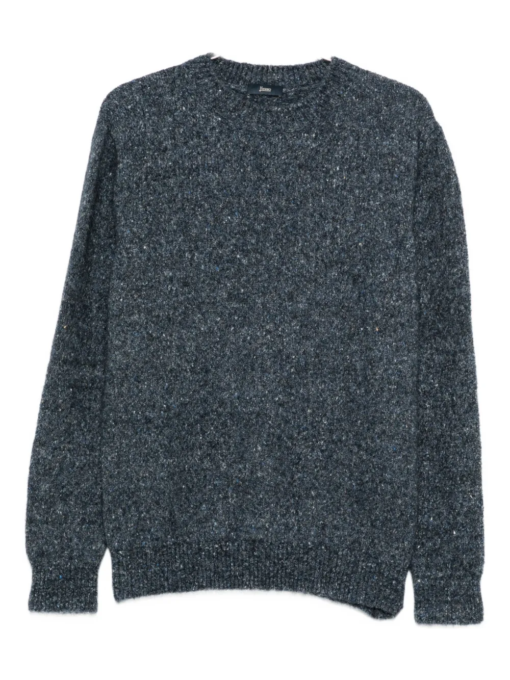 Herno Crew-neck Sweater In Blue