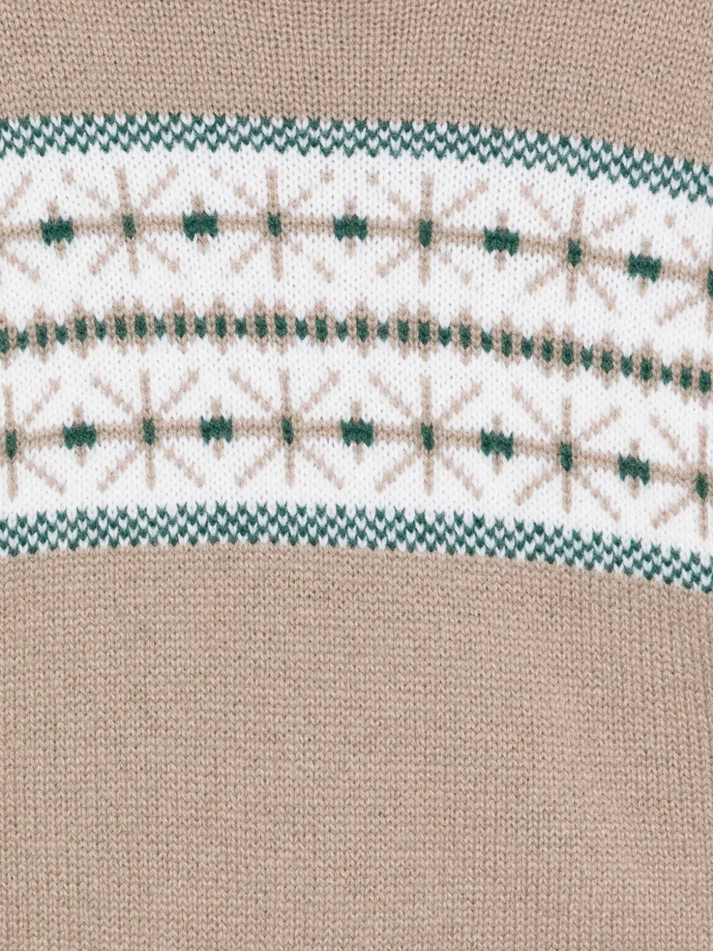 Mariella Ferrari Intarsia trui Beige