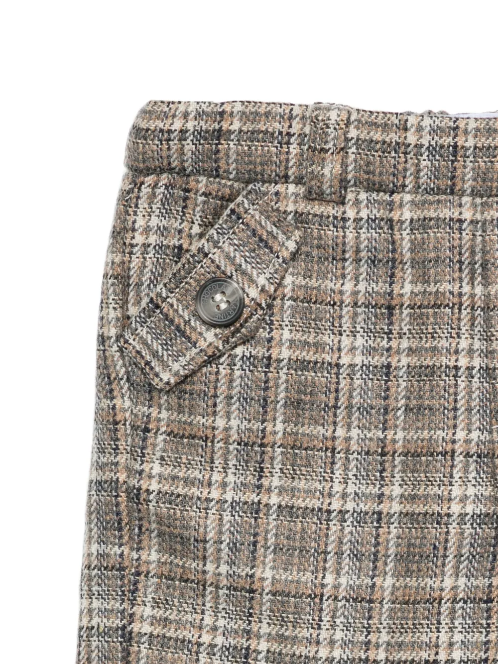 Tartine Et Chocolat Geruite broek Bruin