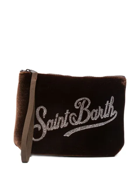 MC2 Saint Barth Kids logo-embellished zip pouch