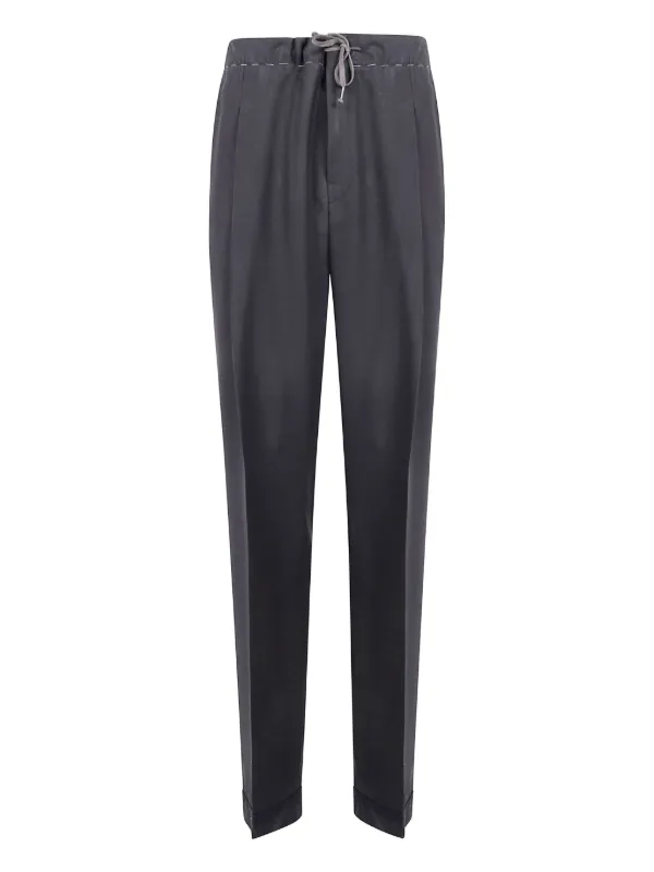マルジェラ　20ss ドローストリング　パンツ　美品　44 Maison Margiela ドローストリング パンツ | グレー | FARFETCH JP