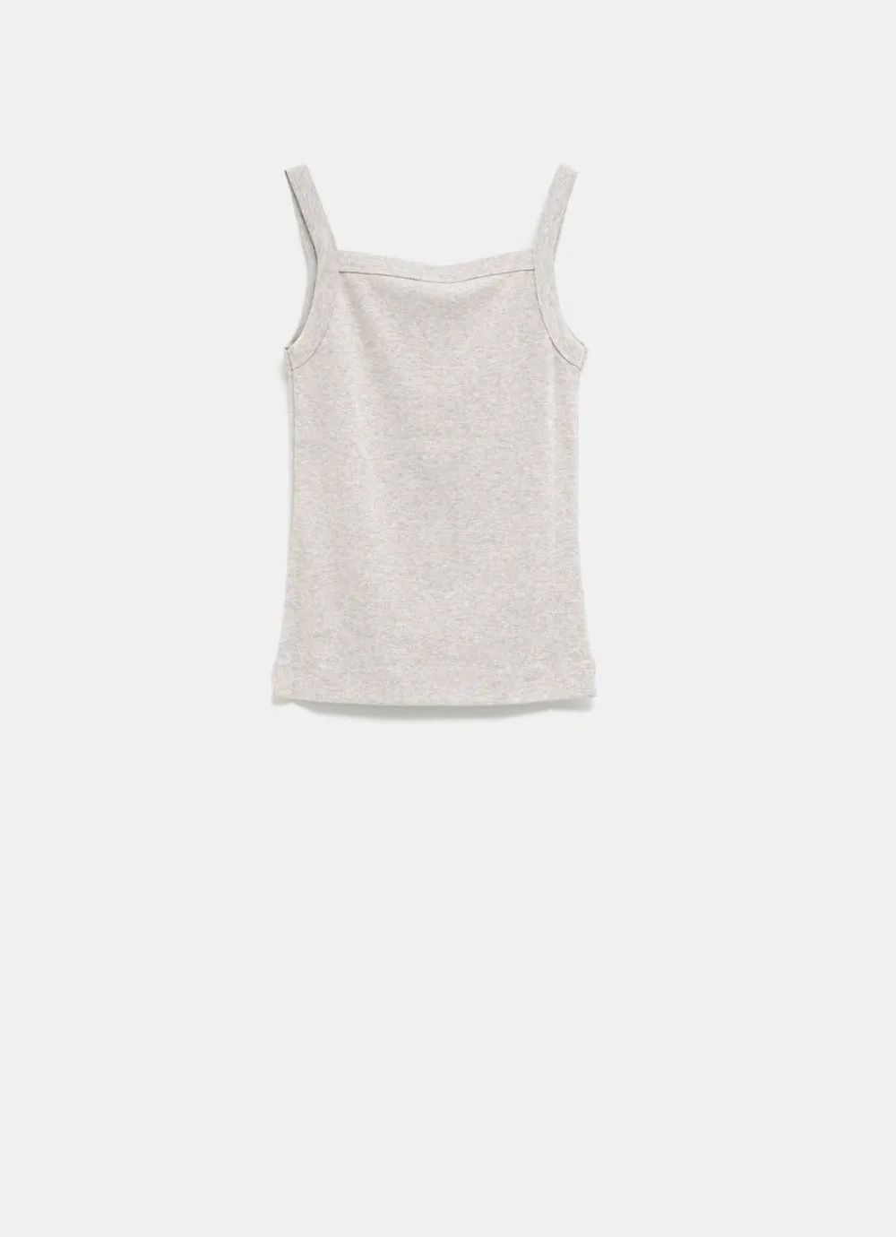 Flore Flore May Cami Oberteil Mit Eckigem Ausschnitt In Gray