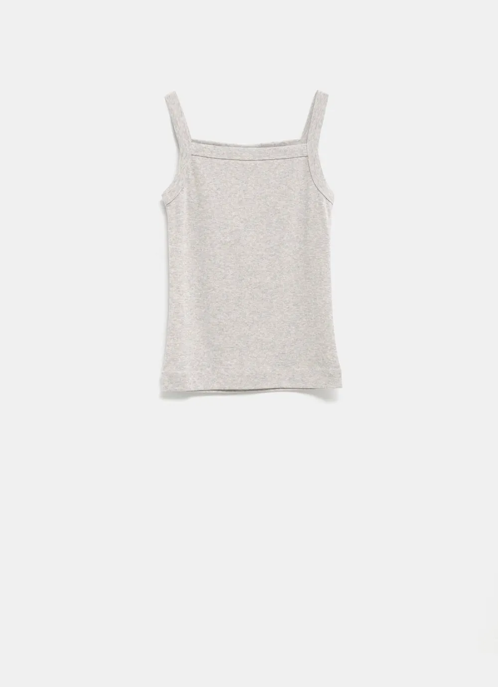 Flore Flore May Cami Oberteil Mit Eckigem Ausschnitt In Gray