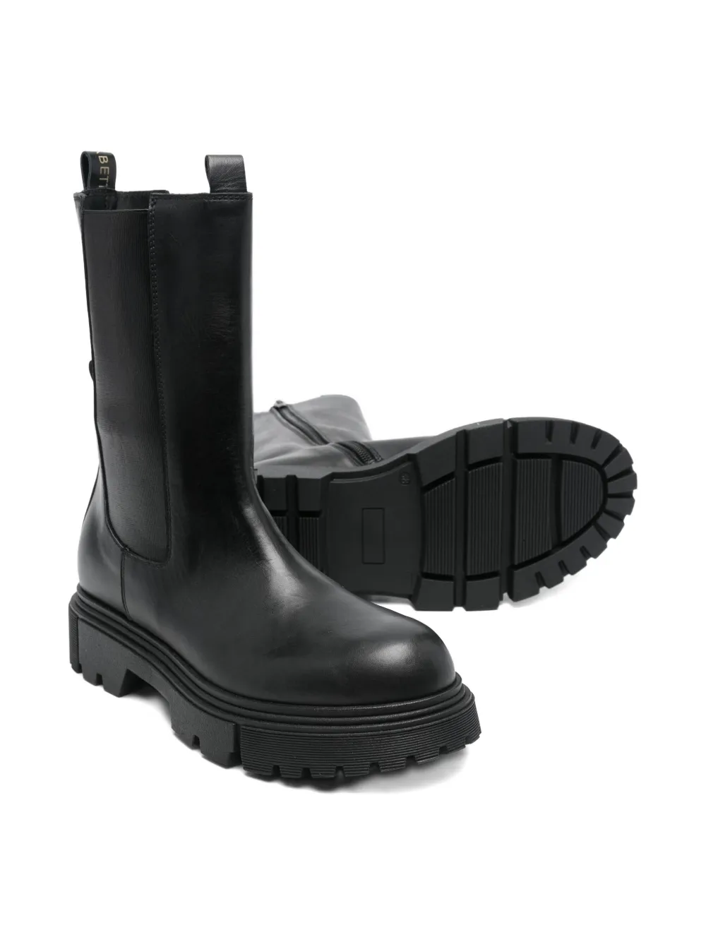 Elisabetta Franchi La Mia Bambina Leren laarzen Zwart