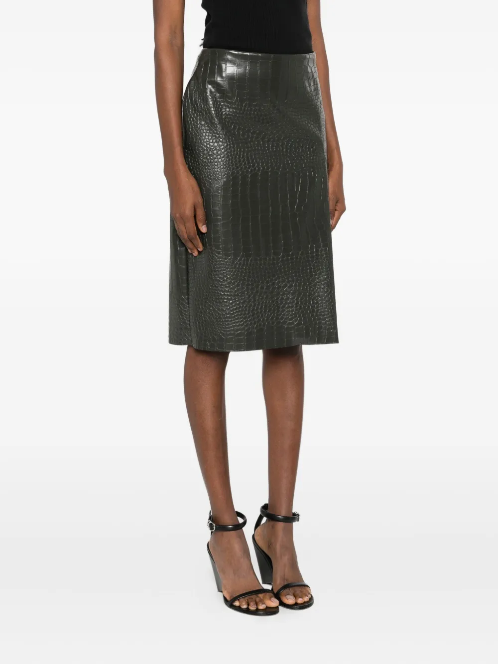 The M Ripley Skirt In Green