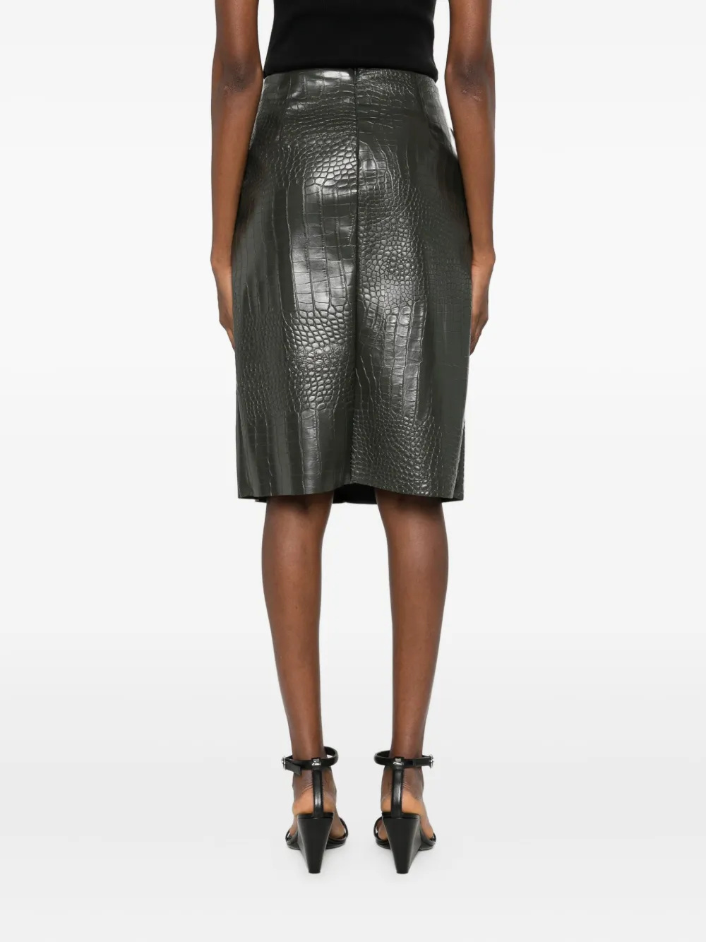The M Ripley Skirt In Green
