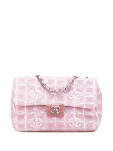 CHANEL Pre-Owned 2000-2002 Medium New Travel Line Nylon Single Flap shoulder bag
