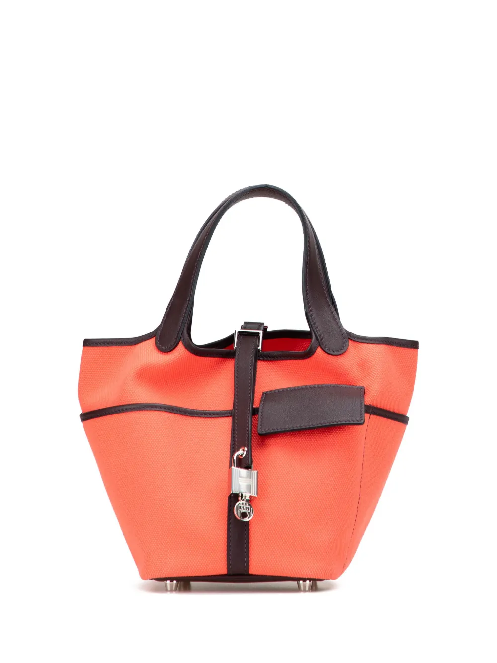 Hermès Pre-Owned 2023 Toile Goeland and Swift Cargo Picotin Lock 18 Hermès Pre-Owned 2023 Toile Goeland and Swift Cargo Picotin Lock 18