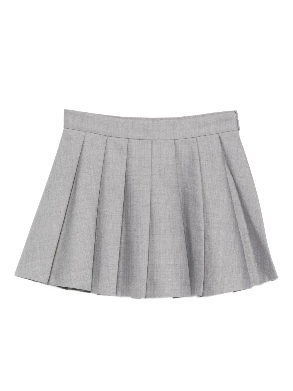 Pinko Kids Plooirok met geborduurd logo Grijs