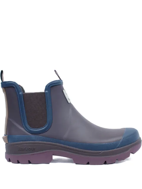 Barbour x Paul Smith logo-patch rain boots