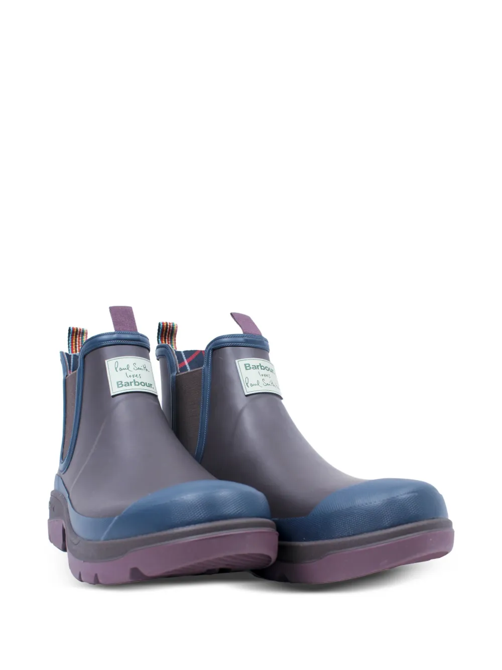 Barbour x Paul Smith logo-patch rain boots | Rain Boots | Image 2