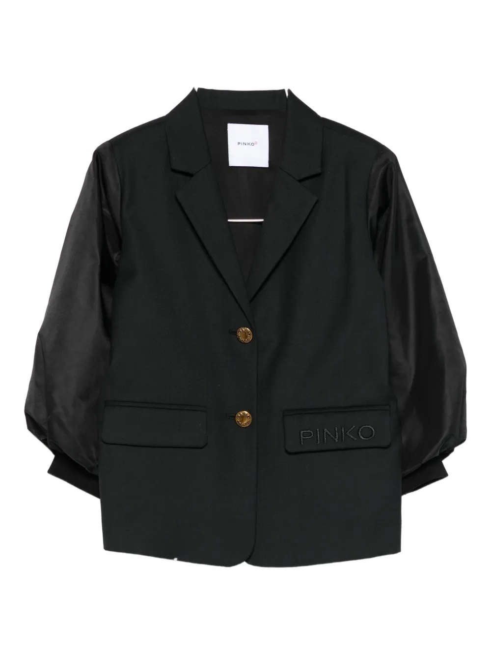 Pinko Kids balloon-sleeve jacket | Black | Image 1