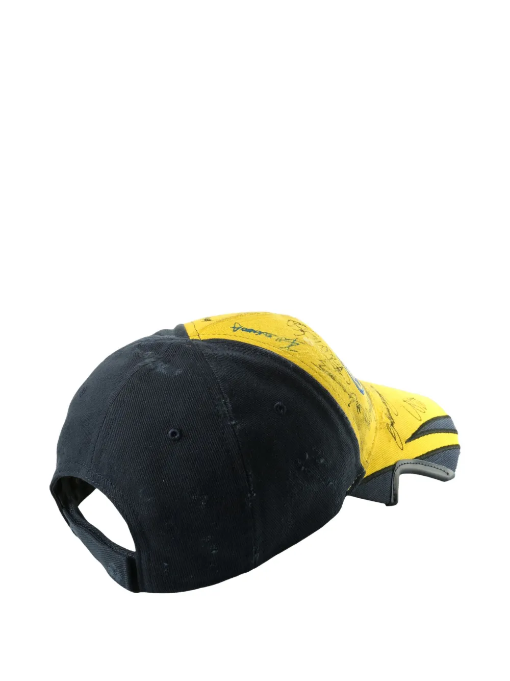 Balenciaga Scribble honkbalpet - Geel