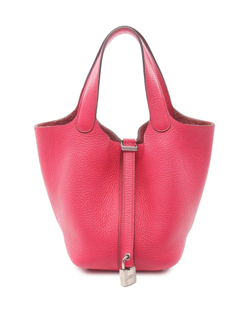 Hermès Pre-Owned 2017 Clemence Picotin Lock 18 handbag - ピンク Hermès Pre-Owned 2017 Clemence Picotin Lock 18 handbag - ピンク