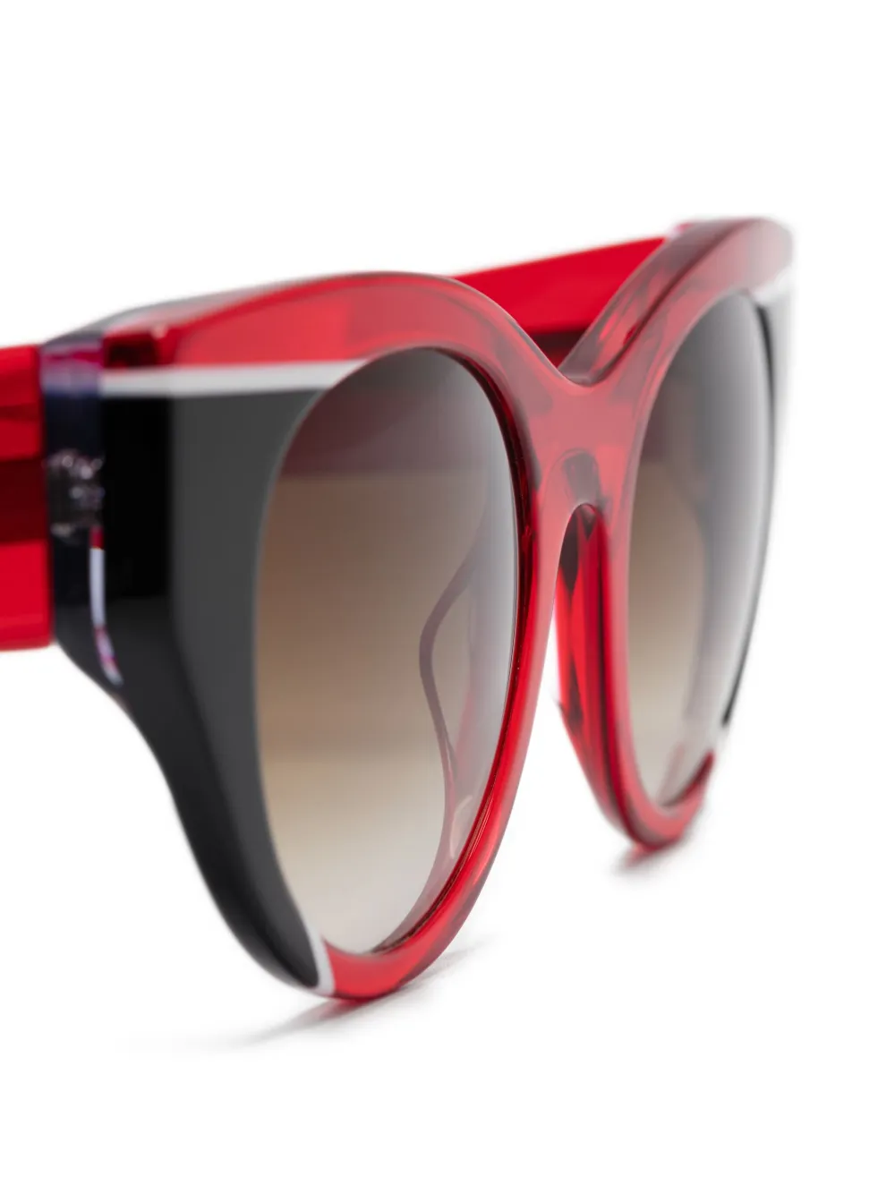 Thierry Lasry Murdery zonnebril met cat-eye montuur Rood