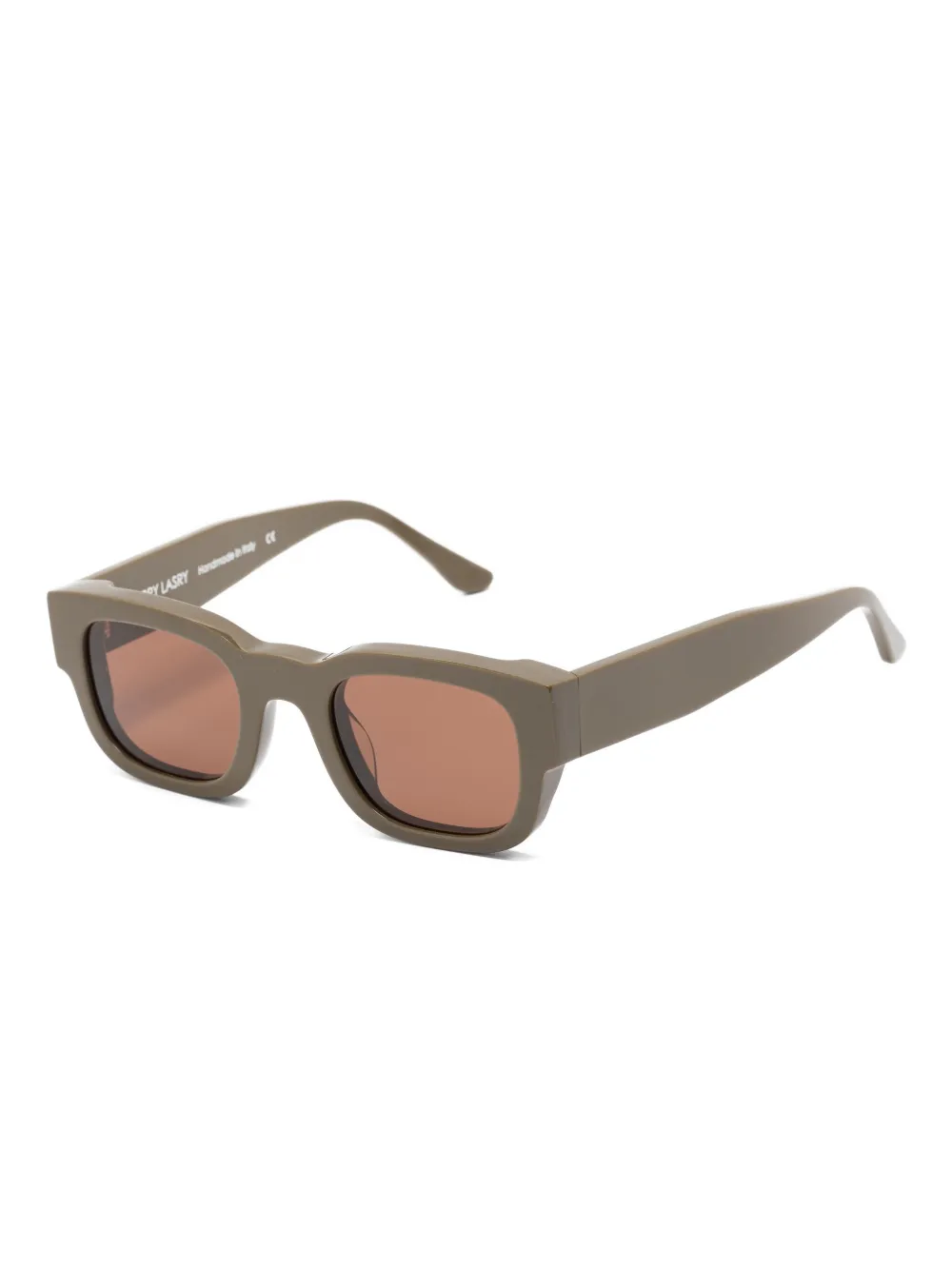 Thierry Lasry Foxxxy rectangle-frame sunglasses - Groen