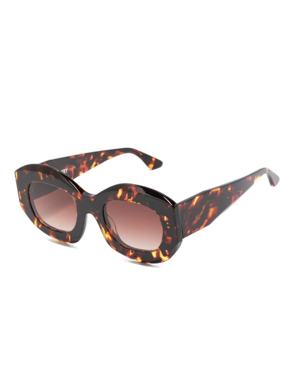 Thierry Lasry Trophy oval-frame sunglasses - Bruin