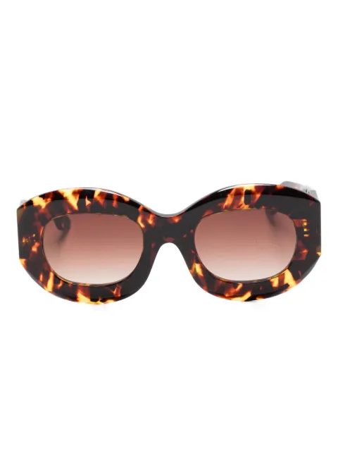 Thierry Lasry Trophy Sonnenbrille mit ovalem Gestell
