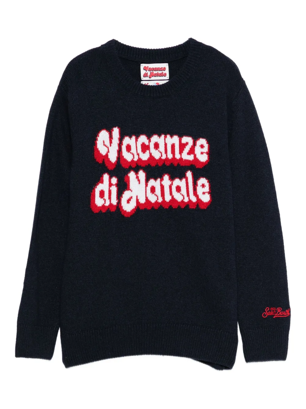MC2 Saint Barth Kids Vacanze Di Natale セーター - ブルー MC2 Saint Barth Kids Vacanze Di Natale セーター - ブルー