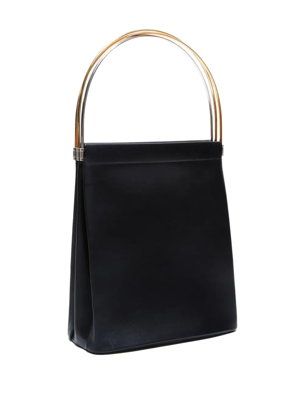 Pre-owned Cartier 1990-2000s Trinity Open-top Tote Bag In Black