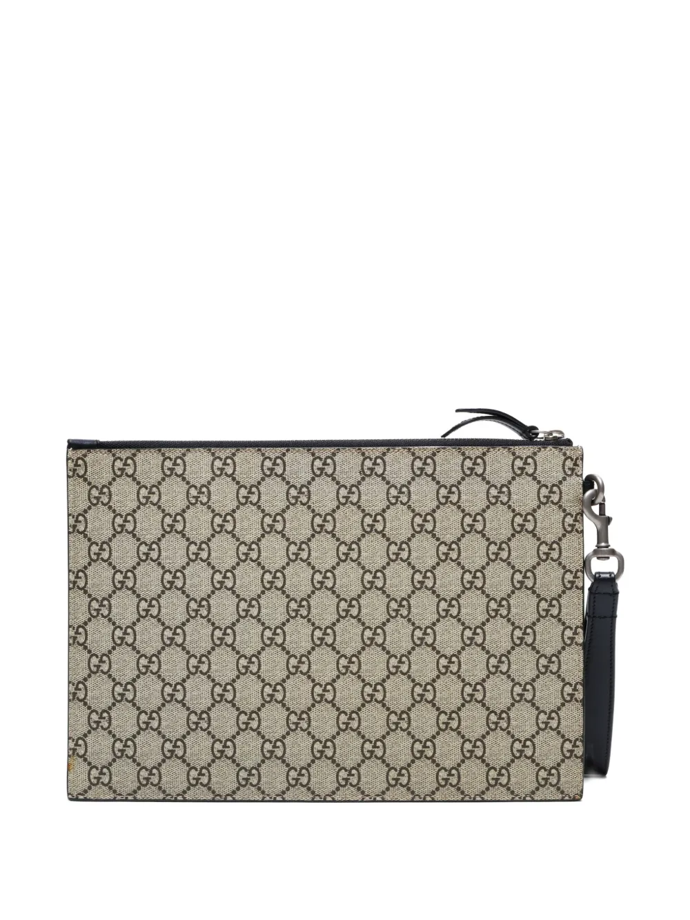 Gucci Pre-Owned 2015-2025 GG-supreme snake-motif clutch bag | Pre-Owned | Image 2