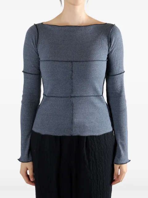 Baserange boat-neck top