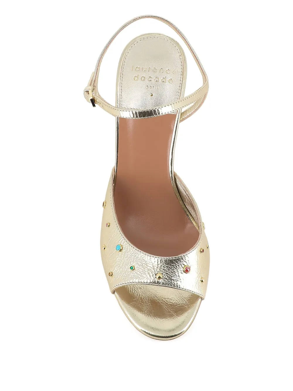Laurence Dacade 95mm Molly Sandals In Gold
