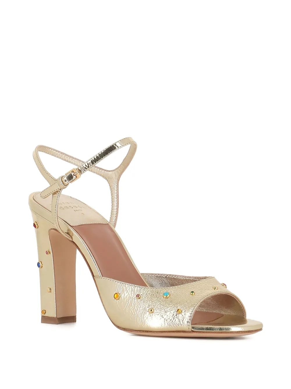 Laurence Dacade 95mm Molly Sandals In Gold