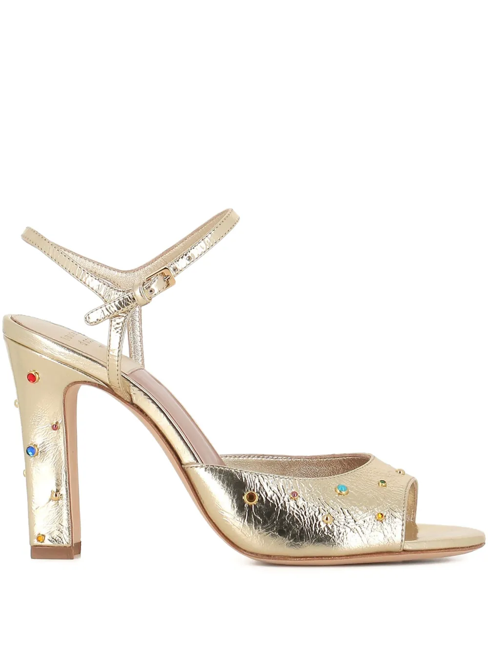 Laurence Dacade 95mm Molly Sandals In Gold