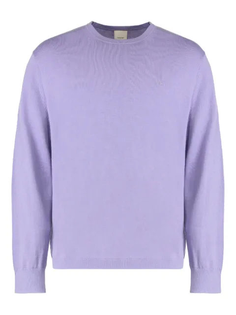 Calvin Klein embroidered crew-neck sweater