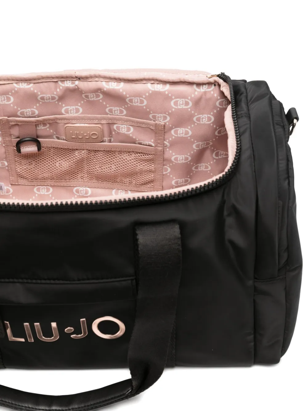 LIU JO Reistas met logoplakkaat Zwart