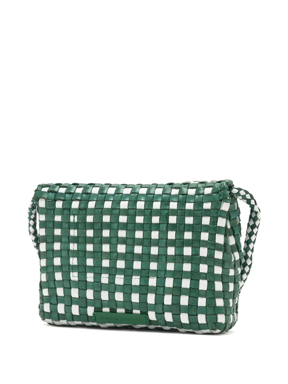 Loeffler Randall Woven Vinnie Satchel Bag In Green