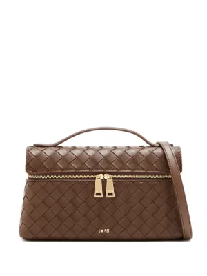 JW Pei Woven top-handle Satchel | Green | FARFETCH JO