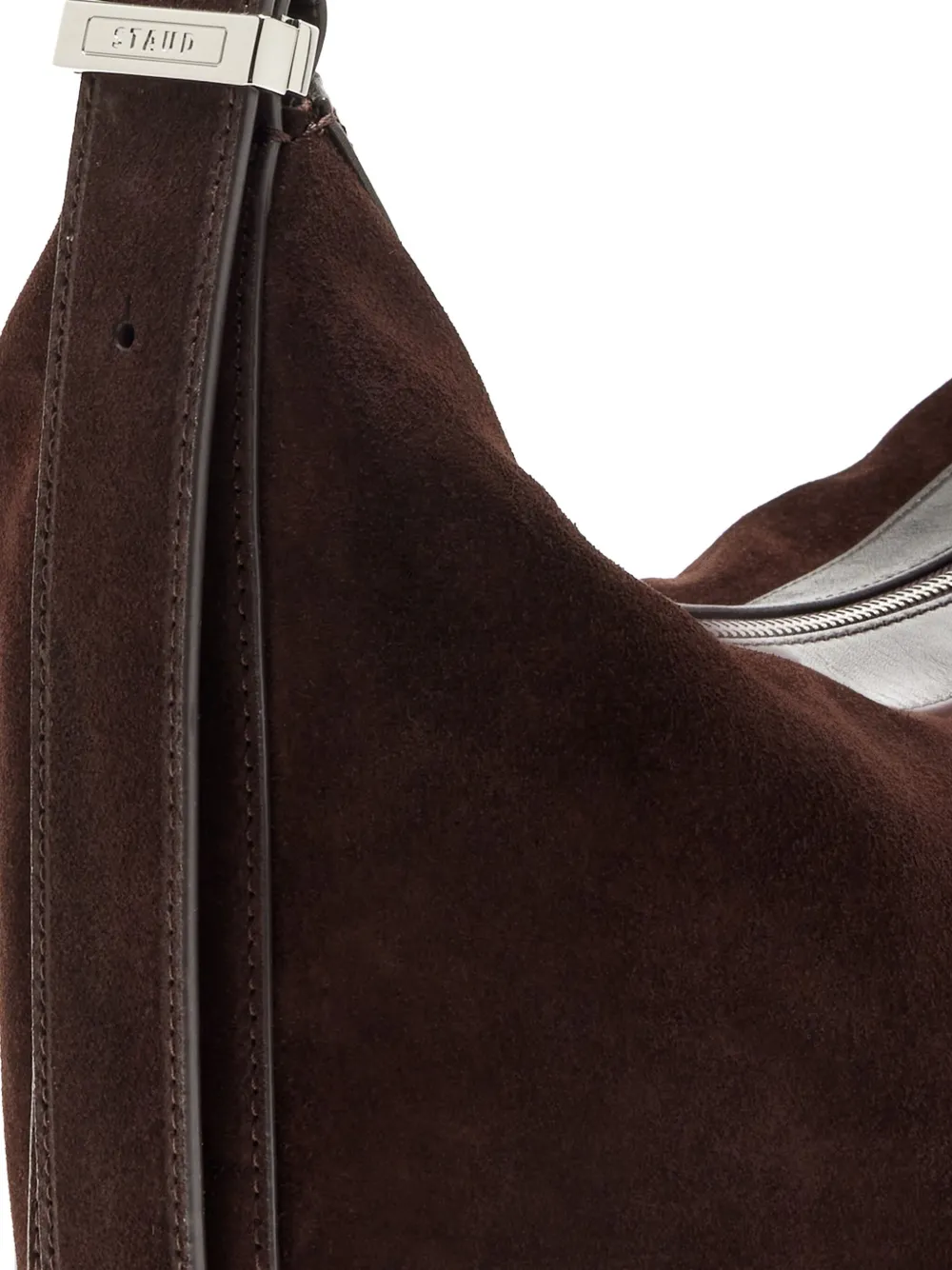 Staud Large Demy Shoulder Bag Espresso In Brown