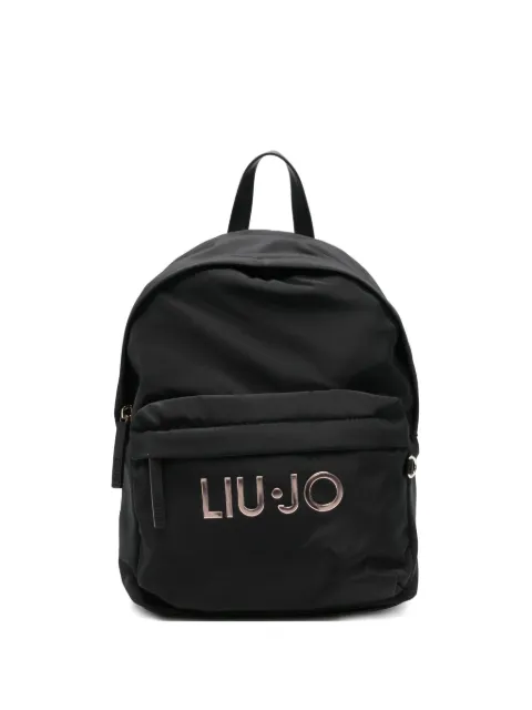 LIU JO mochila con placa del logo
