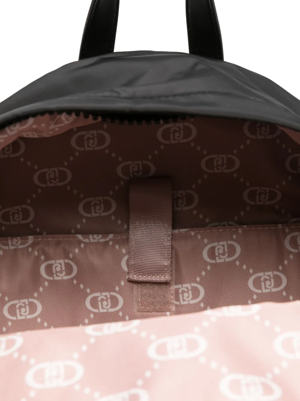 Liu •jo Logo-plaque Backpack In Burgundy